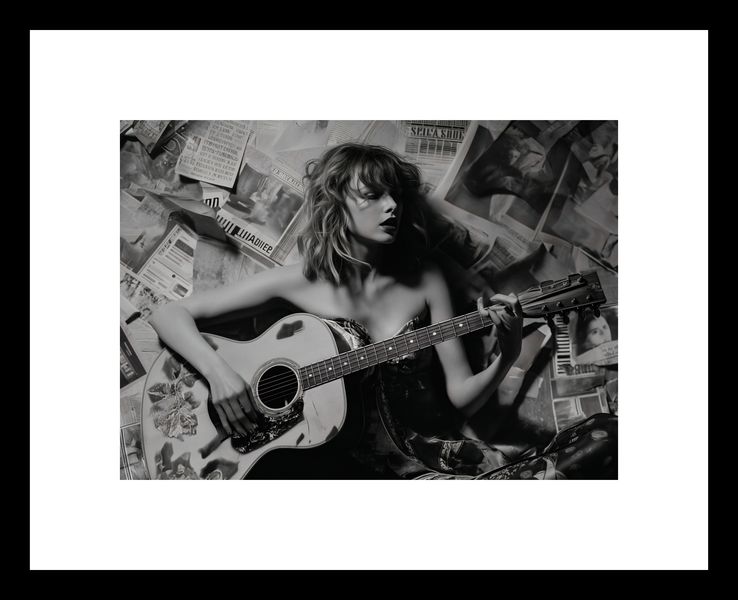 Plakat 18x13cm Młoda Gitarzystka zdjęcie 3