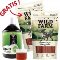 BIOVICO Sizarol Forte 500 ml+ GRATIS WILD FARM stripsy z królika 2x80g