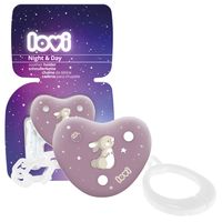 LOVI Łańcuszek, zawieszka do smoczka uspokajającego Night&Day GIRL