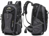 PLECAK MĘSKI DO PRACY SZKOŁY CZARNY WODOODPORNY WYTRZYMAŁY SOLIDNY lekki