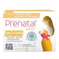 Prenatal Lakto dla kobiet po porodzie, karmiących piersią 60 kapsułek