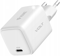 SZYBKA Ładowarka sieciowa zasilacz YENKEE GaN VOLT USB-C 45W 3A PD3.0 QC4