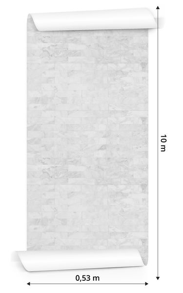 Tapeta Stylowa Cegła na Wzór Marmuru zdjęcie 3