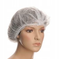 Czepek jednorazowego użytku Clip biały 100 szt jednorazowy