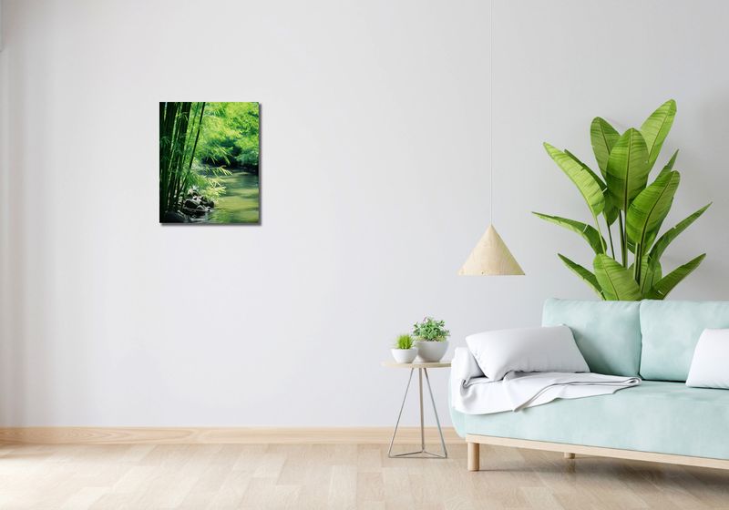 Obraz 40x50cm Spokój Bambusów zdjęcie 2
