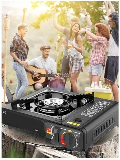 KUCHENKA TURYSTYCZNA GAZOWA Z PRZENOŚNĄ WALIZKĄ + 4x KARTUSZ Z GAZEM PIKNIK zdjęcie 7