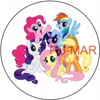 Opłatek na tort Kucyk Pony Konik Kuc My Little Pony Tekst Gratis