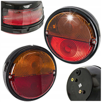 2X LAMPA TYLNA METALOWA LEWA + PRAWA URSUS C-330 C330 LAMPY TYLNE METALOWE