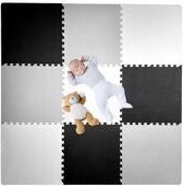 DUŻE Puzzle Piankowe Mata piankowa edukacyjna Mata dla Dzieci 180x180cm