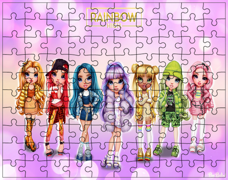 Puzzle Rainbow High zdjęcie 1