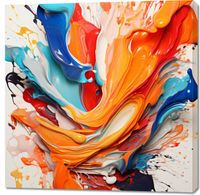 Obraz 100x100cm Taneczne Fale