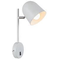 Regulowana LAMPA ścienna EGON 5243 Rabalux metalowy kinkiet do przedpokoju biały