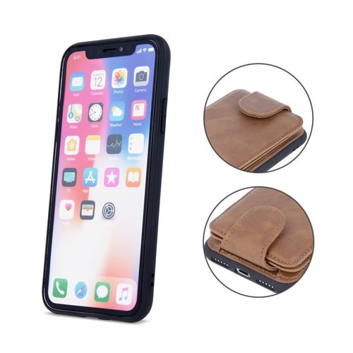 Nakładka Pocket case do iPhone 7 / iPhone 8 Plus brązowa na Arena.pl