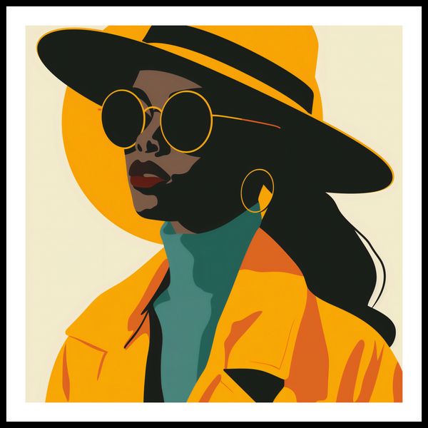 Plakat 60x60cm Żółta Stylowość zdjęcie 3