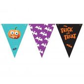 girlanda papierowa na halloween w kształcie flag