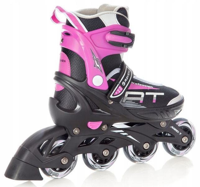Rolki Regulowane RAVEN Profession Black/Pink 35-39 zdjęcie 4