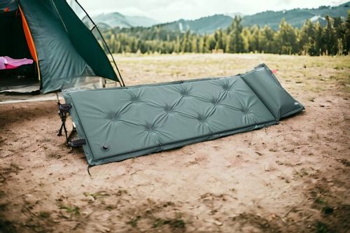 MATA SAMOPOMPUJĄCA Z PODUSZKĄ SPORTVIDA MATERAC KARIMATA TURYSTYCZNA na Arena.pl