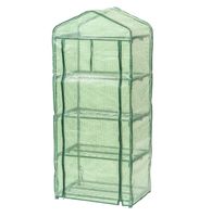 Średnia szklarnia ogrodowa, składana, PE, wymiary 69x49x160cm