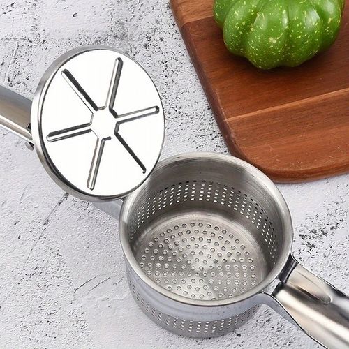 PRASKA DO ZIEMNIAKÓW WARZYW STAL NIERDZEWNA WYCISKARKA TŁUCZEK na Arena.pl