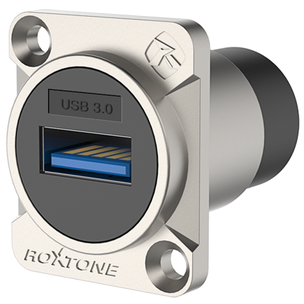 Gniazdo typu USB 3.0 RAU3D Roxtone panelowe zdjęcie 1
