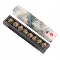 Elegancki zestaw 8 KUL Rozkwitających białych herbat w pięknym opakowaniu