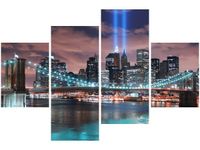 140CM 70 OBRAZ PANORAMA MANHATTANU ŚCIENNY