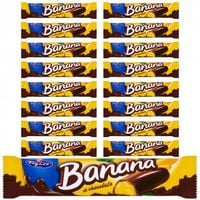 Figaro Pianka o smaku bananowym w czekoladzie 25 g x 16 sztuk
