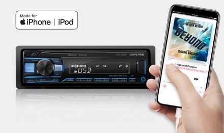 ALPINE UTE-201BT / UTE-200BT/ BT / FLAC / USB / MULTICOLOR / AUX zdjęcie 7