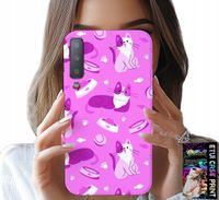ETUI DO SAMSUNG A7 2018 - LOVE CAT, WZORY Z KOTAMI KOTY, POKROWIEC