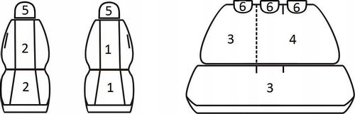 Pokrowce miarowe do Ford Fiesta VII (2008-2017r) na Arena.pl