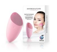 DERMOFUTURE Mini Szczoteczka Soniczna do oczyszczania i masażu twarzy RÓŻOW