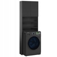 Regał Nad Pralkę Do Łazienki Ariel Czarny Mat Tip On Szafka Łazienkowa