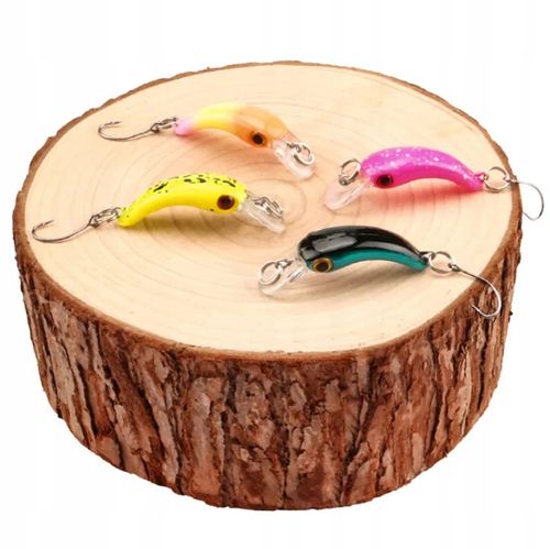 ZESTAW 8x Wobler Przynęta MINNOW WĘDKARSKA SANDACZ Okoń 1.5g 4cm na Arena.pl