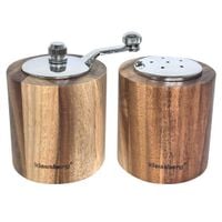 akacjowy młynek do pieprzu + solniczka klausberg kb-7859