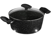 GARNEK ALUMINIOWY Z POWŁOKĄ MARMUROWĄ + POKRYWKA