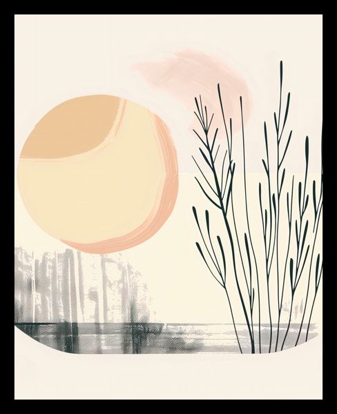 Plakat 40x50cm Pastelowy Wschód zdjęcie 2