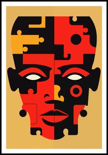 Plakat 61x90,5cm Puzzle Tożsamości na Arena.pl