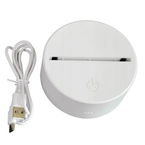 Lampka Nocna Prezent Miś 3D Illusion do Sypialni dla Dzieci Biurkowa USB na Arena.pl