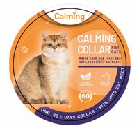 OBROŻA DLA KOTA USPOKAJAJĄCA FEROMONOWA 38CM ANTYSTRESOWA 60 DNI DZIAŁANIA