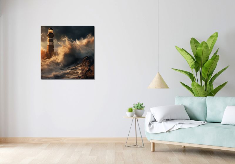 Obraz 70x70cm Bezlitosna Odyseja zdjęcie 2