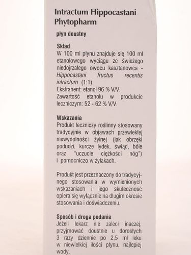 Intractum Hippocastani - Phytopharm - 100ml na Arena.pl
