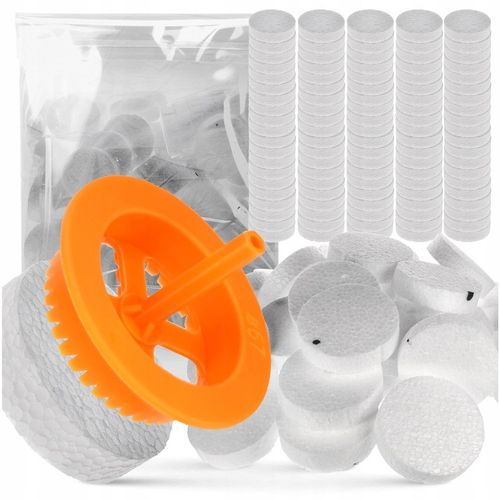 Zaślepki styropianowe 67 18 mm białe 100 szt frez do ociepleń ETICS na Arena.pl