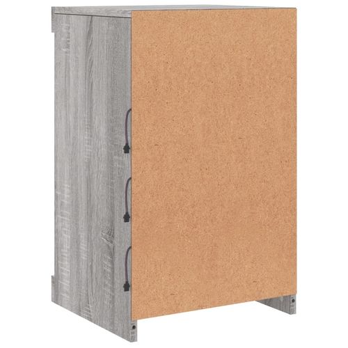 Szafka z oświetleniem LED, szary dąb sonoma, 41x37x67 cm na Arena.pl