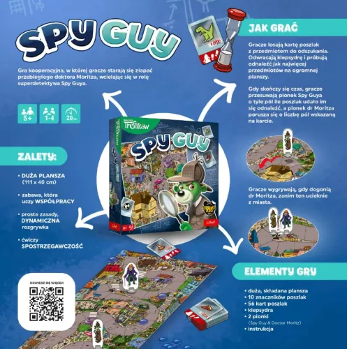 Spy Guy - gra dla dzieci szpiegowska kooperacyjna na spostrzegawczość na Arena.pl