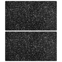 Deski do krojenia 2 szt., szkło hartowane z motywem granitu