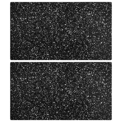 Deski do krojenia 2 szt., szkło hartowane z motywem granitu na Arena.pl