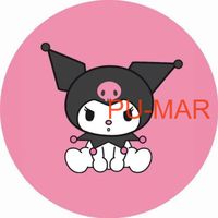 Opłatek na tort KUROMI Postać Bajka Topper Tekst Imię Gratis