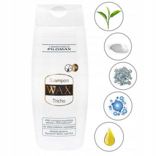 Szampon na zagęszczenie włosów Tricho przed odżywką lub maską Wax na Arena.pl