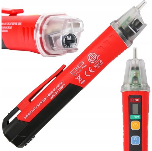 Bezdotykowy tester próbnik napięcia UNI-T UT12D-EU 24-1000V AC DETEKTOR na Arena.pl