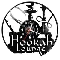 Zegar ścienny z płyty winylowej Shisha 586.14